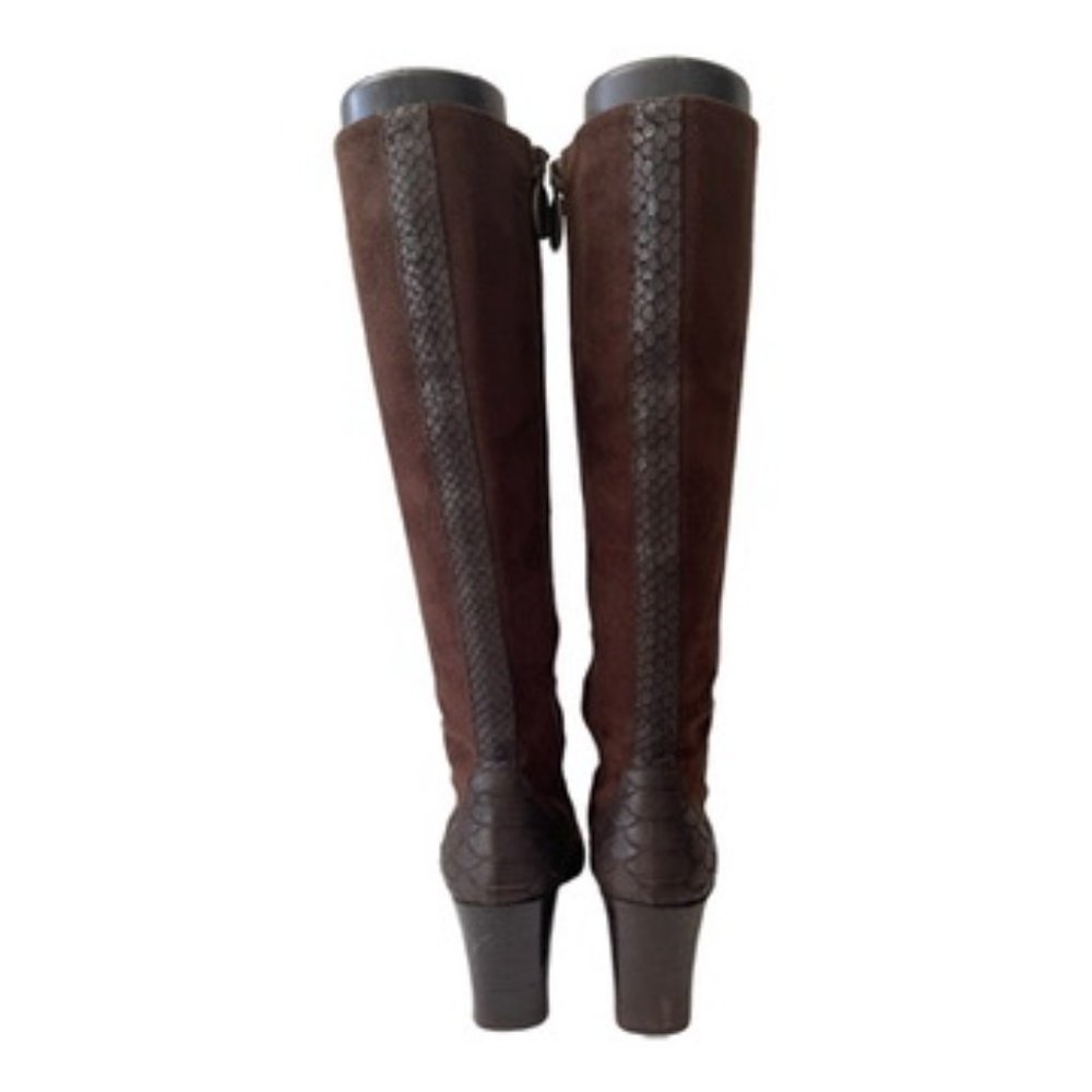 Donald J Pliner Suede Brown boots Women's Size 5 M - Picture 6 of 10